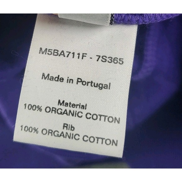 BALLY Mirtillo Hoodie Mens  Hike 6 Size 42 XL Organic Cotton Purple Sweatshirt - Picture 10 of 16